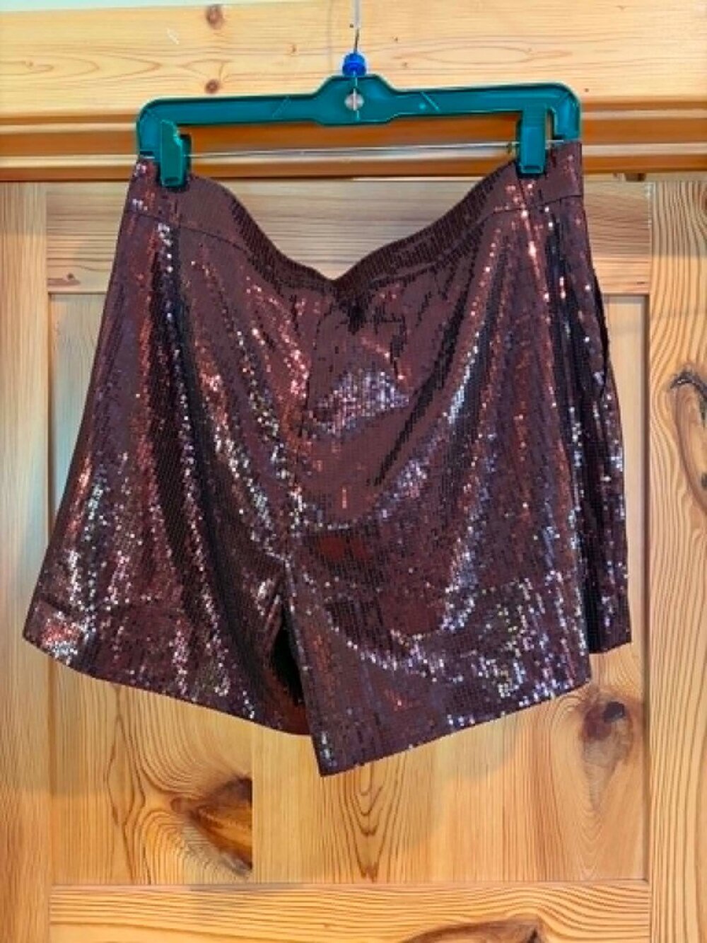 Bold Elements - Ally Brooke - Size 12 - Brown Sequence Shorts - NWT